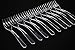 Tasting Mini Forks 50CT - LORESO Clear Small Plastic Forks For Fruit, Dessert and Frozen cakes, BPA Free, Reusable 3.8 Inches - Pack of 50