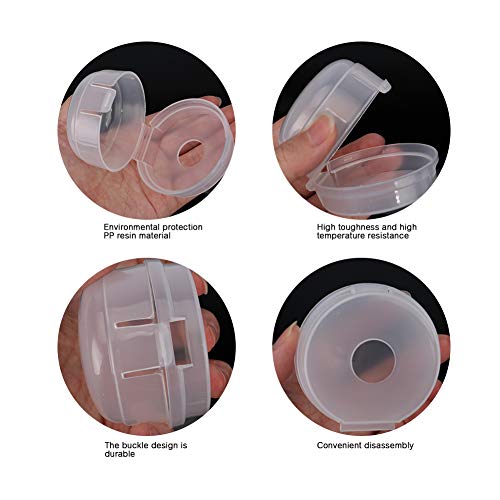 4PCS Stove Knob Covers, Bosiwee Stove Oven Control Switch Knob Cover Lock Protection Child Safety Guards Childen Proof for Children Kitchen Safety