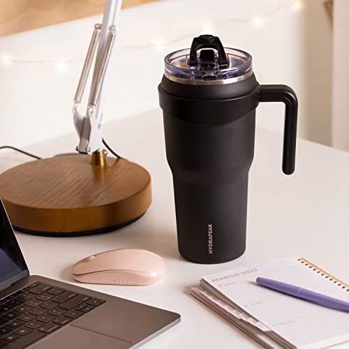 Hydrapeak Roadster 40oz Tumbler with Handle and 2in1 Straw Lid