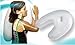 DHAMMA Pillow Side Sleeper Headrest Travel Soft Anti-snoring Cushion U-Shape PP Cotton White