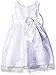 Jayne Copeland Girls' Sequin Floral Embr. Org Dress
