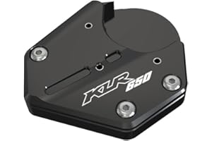 SIBEG Kickstand Extension Pad 2024 2023 2022 Motorcycle Side Stand Enlarger Sled Sidestand Kickstand Foot Pads Support for Kawasaki KLR650 KLR 650 2008-2021
