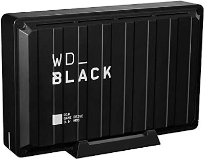 WD_BLACK D10 8 TB Disco Rígido 3,5", Disco Rígido Externo, USB 3.2 Gen 1, até 250 MB/s, Memória de Gaming