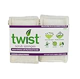 Twist Scrub Sponges, 6 Count (Pack of 1)
