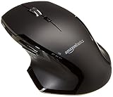 AmazonBasics Full-Size Ergonomic Wireless PC Mouse with Fast Scrolling