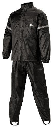 Nelson-Rigg WP-8000 Weather Pro 2-Piece Black Rainsuit - Large