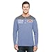 NBA Cleveland Cavaliers Men's '47 Neps Henley Long Sleeve Tee, X-Large, Olympic Blue