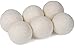 GUOXUAN Wool Dryer Balls 6-Pack, XL Size Premium Reusable Best Natural Fabric Softener,Gift Se
