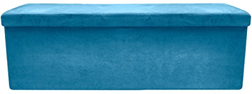 image for Sorbus Storage Ottoman Bench – Collapsible/Folding Bench Chest with 