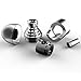 Saimly Earbuds, In-Ear Metal Earphones, Stereo Bass Headphones with Mic
