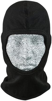 PGI 3119298 Fire Fighting and Arc Resistant Hood, COBRA Single Ply Hood, Full Face Opening, Carbon Shield, One Size, Black