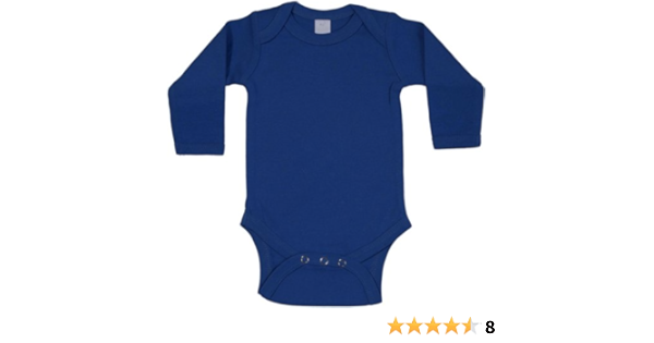 royal blue baby onesie