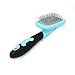 Glendan Dog & Cat Grooming Brush - Slicker Shedding Tool (Blue)
