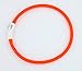 Floppy Ears Design USB Rechargeable LED Light-Up Safety Neck Loop, One Size fits Dogs 13” to 24”, Orange