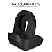 SFCCMM Compact Stand Compatible with iWatch Nightstand Mode Compatible Black Support Stand with Integrated Cable Management Slot (38mm 42mm Compatible)