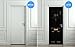 Door Wall Fridge LAMINATED STICKER London Baker st. 221b mural decole film self-adhesive poster 30x80