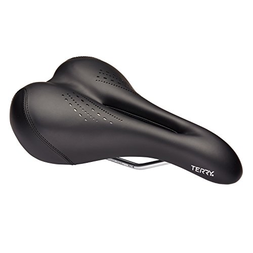 Terry Liberator Y Gel Bike Saddle | Bicycle Seat Optimized for Men – Flexible & Comfortable | More Padding, Comfortable Cushion, Additional Support, Low Profile, Flat Top, Black Dura-tek Cover