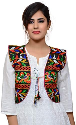 Banjara Women's India Kutchi Short Jacket (Chidiya)