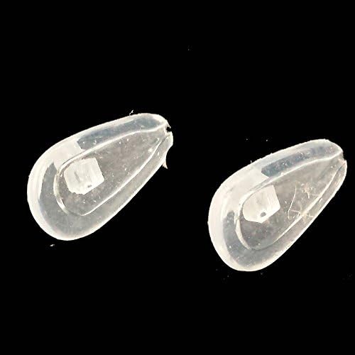 LMP Optical® Premium Grade Soft Silicone Air Bag Nose Pads for Eyeglasses Universal Push-on (2)