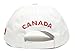 Canada Dad Hat Canadian Maple Leaf Cap Flag Embroidered Unisex Adult (White)
