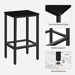MAHANCRIS Bar Stools, Set of 2 Bar Chairs with