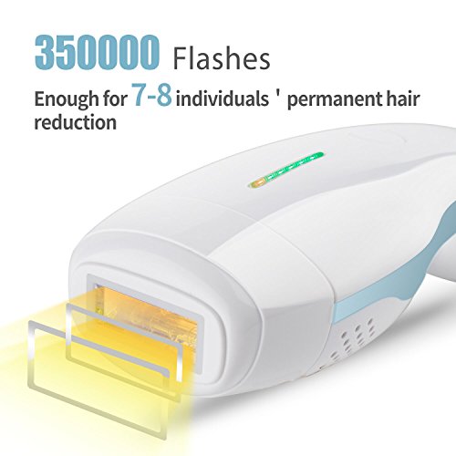 DEESS Hair Removal System series 3 plus Blue, Permanent Hair Removal Device 350,000 flashes Home Use, Corded Design, no downtime.Cooling gel is not required, Gift: Goggles. FDA cleared. - Thumbnail 2