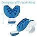 Vive Neck and Shoulder Relaxer - Chiropractic and Stretcher Support Pillow - Cervical Spine Traction Device, Neckbone Muscle Tension Reliever - Pressure Relief, Stiff Chronic Pain, Disc Alignment