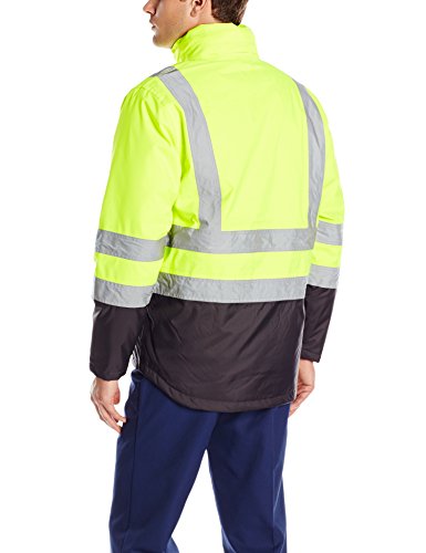 Helly Hansen Workwear Men's Altra High Visibility Insulated Jacket, Yellow/Charcoal, 3X-Large - Thumbnail 2