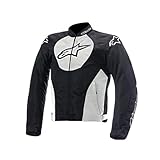 Alpinestars T-Jaws Air Men's Street Motorcycle Jackets - Black/White / Small