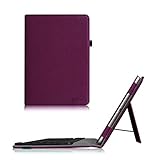 Fintie iPad Air Keyboard Case - Premium PU Leather Folio Stand Cover with Removable Wireless Bluetooth Keyboard for iPad Air 5 (5th Generation) - Purple
