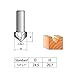 uxcell 90 Degree V-Groove Router Bit 1