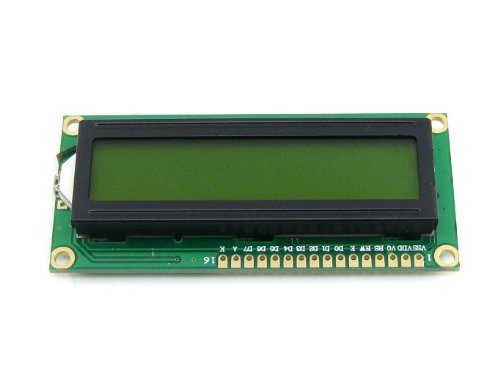 Waveshare LCD1602 (3.3V Yellow Backlight) 16 Characters 2 Lines 1602 LCD LCM Display Module TN/STN Black Character