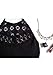Happiness Boutique Women Statement Necklace Pastel Colors Flower Necklace Nude Gems in Neutral Colors Nickel Free