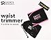 Sweet Sweat Waist Trimmer 'Xtra-Coverage' Belt | Premium Waist Trainer with more Torso Coverage for a Better Sweat! (XS) Black