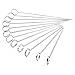 Perfect Grill BBQ Barbecue Skewers, Shish Kabob Sticks - 12-Inch, Stainless Steel Kebab - One Dozen (12-Pack)