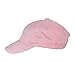 DALIX Unisex Youth Childrens Cotton Cap Adjustable Plain Hat - Unstructured (Pink)