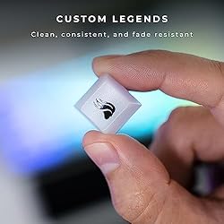 Glorious Polychroma Keycaps: Clear for RGB Shine