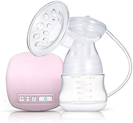 DRhomehouse YOUHA Single Electric Breast Milk Pump Baby Infant Breastfeeding Pacifier Bottle Suction Massage Device Kit Safe BPA Free for Travel Working
