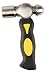Metal Stamping Hammer - Jewelers Hammer for Leather Making, Jewelry Making, Carbon Steel-Head Hammer, Black and Yellow, 6.3 x 4 x 1.25 Inches primary