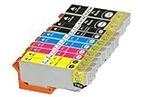 TS 10-PK T273XL Remanufactured compatible ink cartridges for EPSON T273 (2 BLACK , 2 Photo Black , 2 YELLOW, 2 MAGENTA, 2 CYAN) Expression Premium XP-600, Expression Premium XP-610, Expression Premium XP-800, Expression Premium XP-810