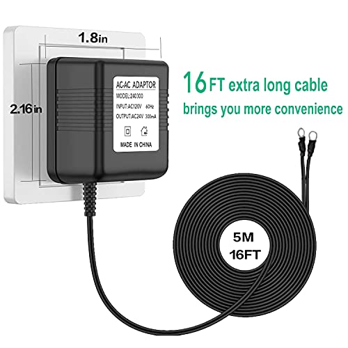 KONLEMEI Doorbell Power Adapter for Ring, 24V Universal Transformer