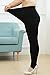 American Trends Womens Fleece Lined Thermal Leggings Winter Warm Thick Stirrupped Pants, Regular and Plus Size Navy L
