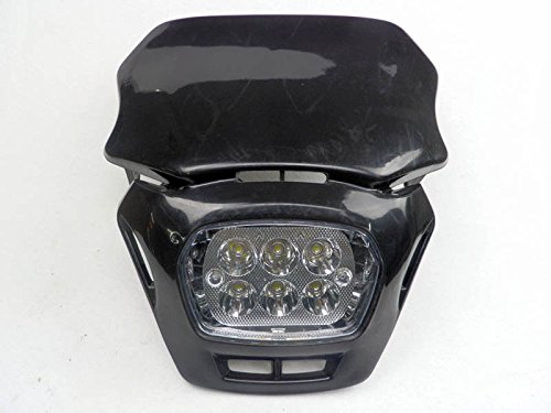 18W Cree Black Off Road Dirt Bike Dual Sport Motorcycle Headlight Enduro SupermotoÂ for Yamaha FZ6 YZ250 YZ450F Suzuki RM RMX Kawasaki KX Ninja 900R ZX10R ZX6 KTM 105 200 250 Honda CRF50F