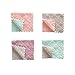 FarJing 4Pcs Dishclout Hanging Hand Towels,Dish Cloth for Washing Dishes Dish Rags Coral Velvet Nonstick Oil Washcloths