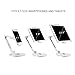 suptek Aluminum Tablet Desk Stand for iPad, iPhone, Samsung, Asus and More 4.7-11 inch Devices, 360° Flexible Cell Phone Holder Mount, Good for Bed, Kitchen, Office (YF208DW)
