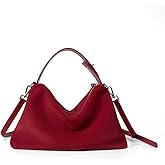 VAKAER Suede Tote Bag for Women, Suede Leather Crossbody Bag with Adjustable Strap Nubuck Shoulder Satchel Hobo Purse