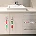 4 Pieces Christmas Refrigerator Handle Covers/Snowman Advent Calendar/Clings Decorations - Xmas Fridge Oven Display Cabinet Kitchen Appliance Door Handle Protector