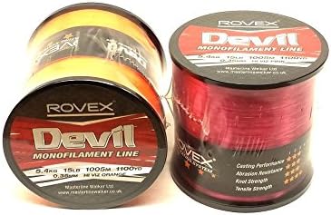 Rovex Devil Monofilament Sea Fishing Line. Assorted B/S and Colours