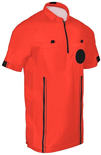 1 Stop Soccer Official Referee Soccer Jersey (Blue, Adult X-Large)