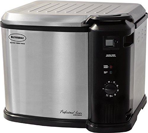 Click Here to See More Images Masterbuilt Butterball XXL Digital Indoor Electric Turkey Fryer (Largest Capacity, Newest Model) (Stainless Steel)